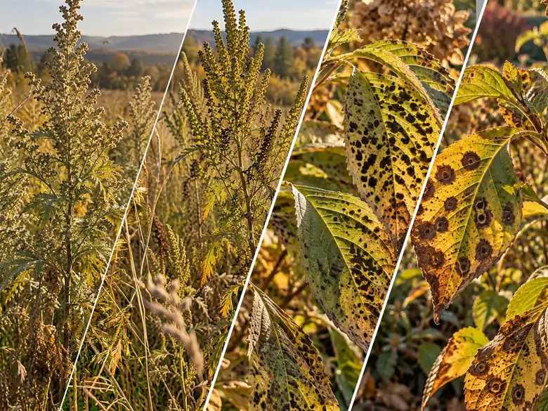 AleAlert : En octobre, le pollen de séneçon, d'ambroisie, de Cladosporium et d'Alternaria est toujours présent dans l'air