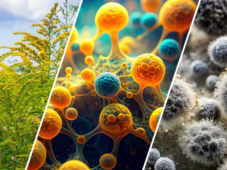 AleAlert : Pollinisation de l'ambroisie, du Cladosporium et de l'Alternaria en septembre