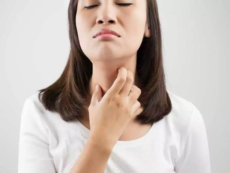 Globus - sensation subjective de présence d'un corps étranger dans la gorge