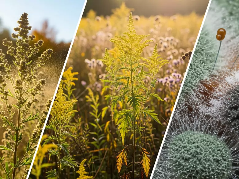 AleAlert : Pollinisation de l'armoise, de l'ambroisie et des champignons microscopiques en octobre