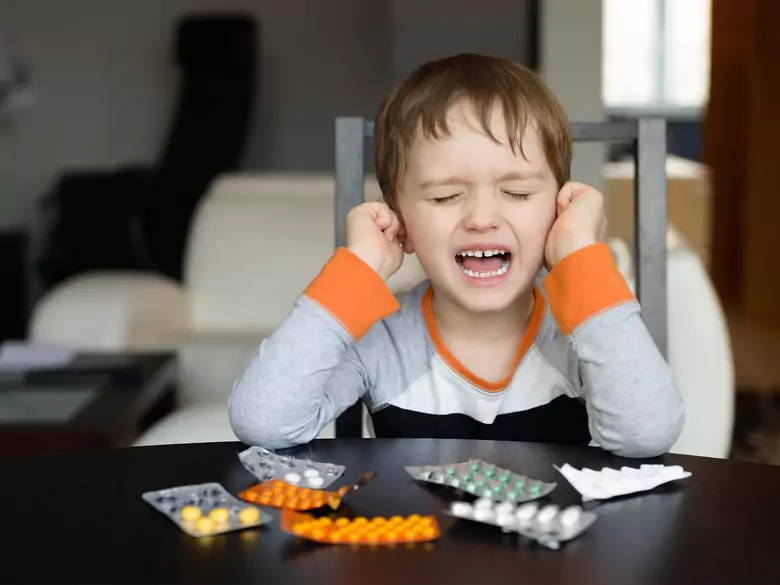 Utilisation d'antibiotiques chez les enfants