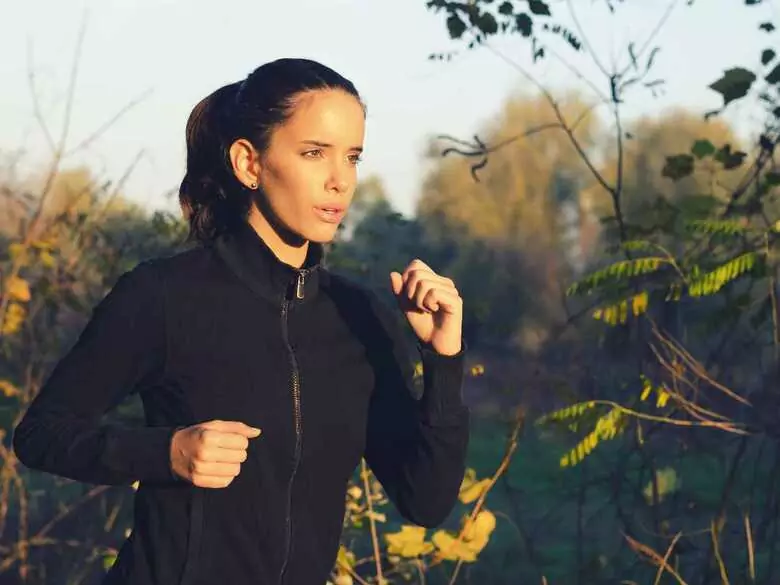 Rougeur de la peau après un exercice physique